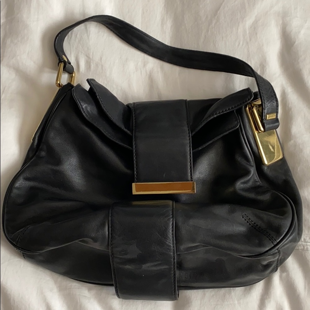 Black Leather Purse